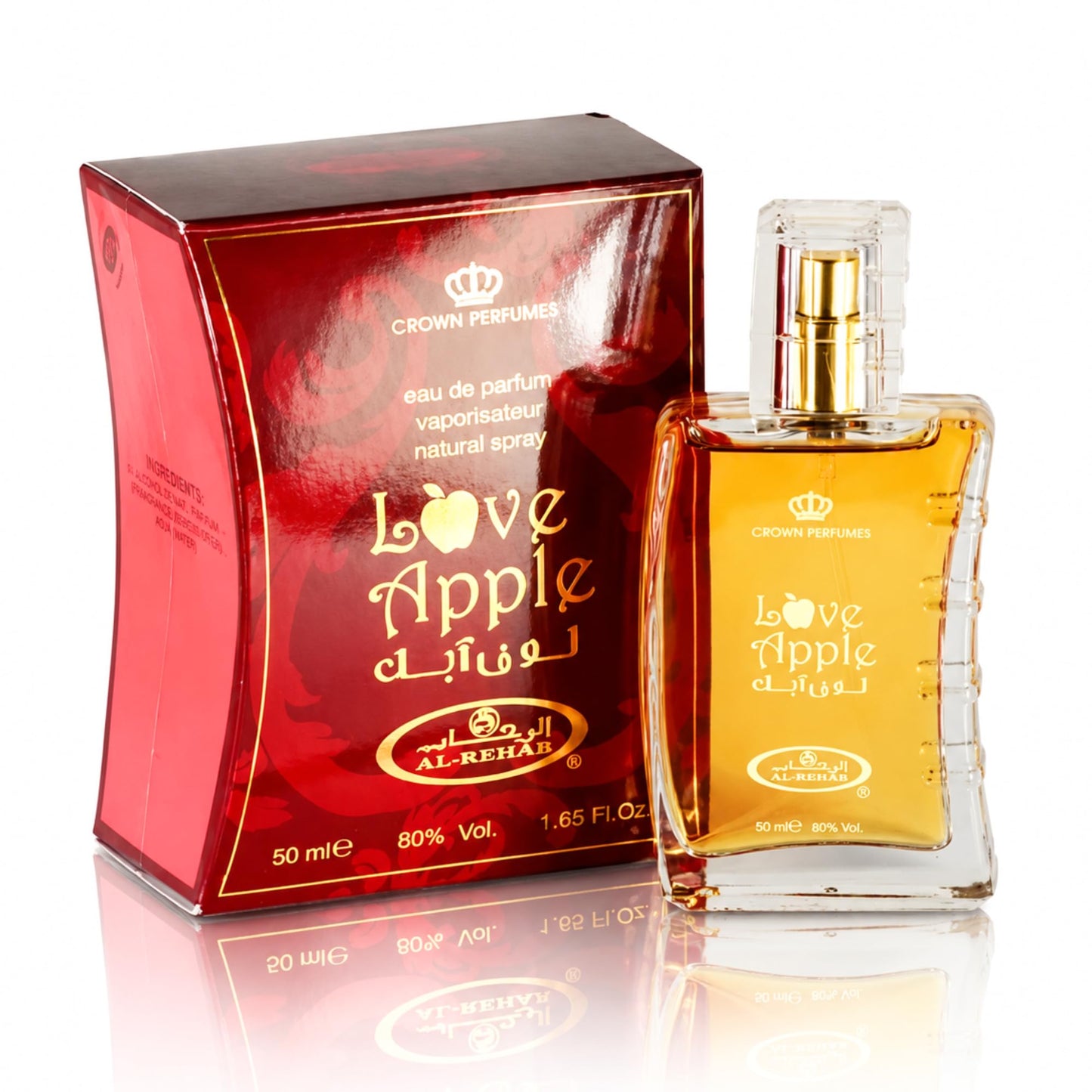 Love Apple Spray - Eau De Parfum Natural Spray (50ml/1.65fl.oz.) by Al-Rehab Beauty & Personal Care Al Rehab perfumes