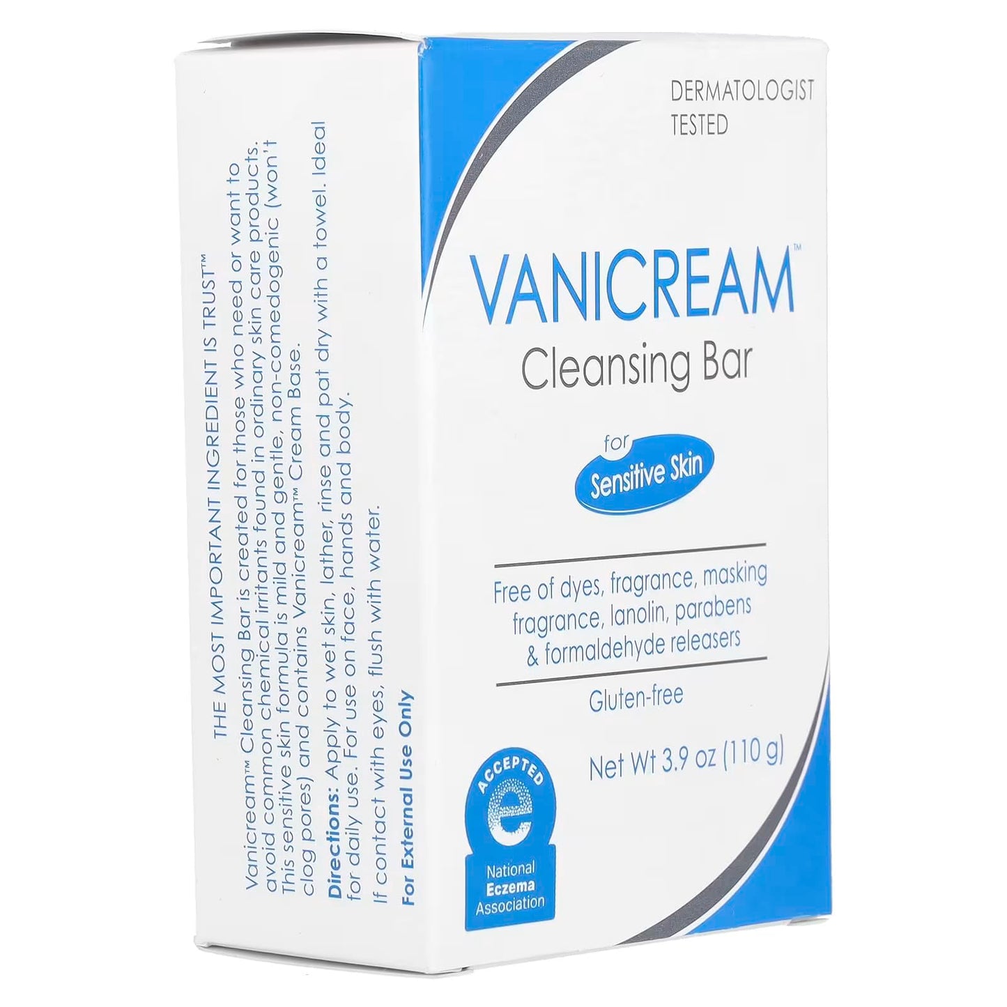 Vanicream Cleansing Bar 3.9 Oz (110 G) Pack of 4 by Vanicream Beauty & Personal Care Vanicream