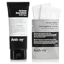 Anthony No Sweat Body Defenseand Shower Sheet Bundle - Anti-Chafing, Anti-Itch Cream-to-Powder - 3 Fl. Oz and 1 Shower Sheet, Protects Skin from Beauty & Personal Care Anthony