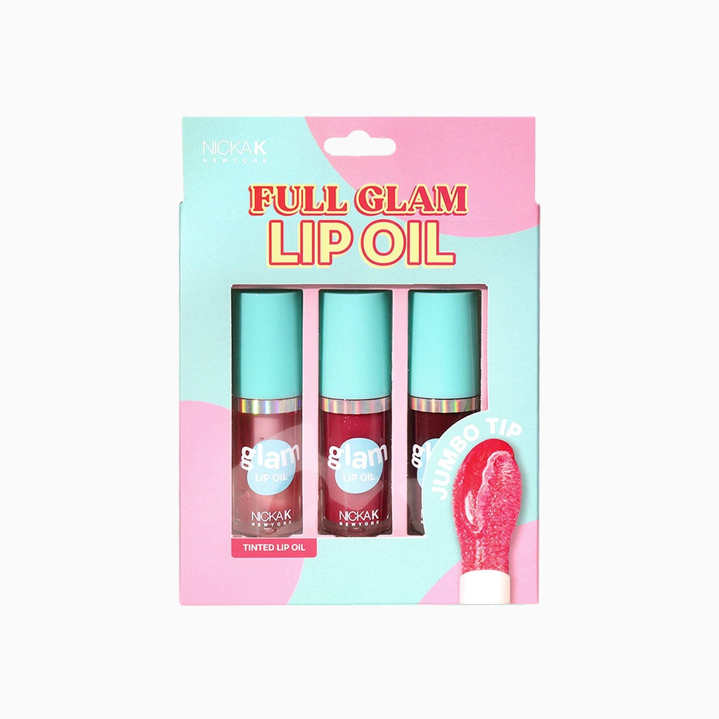 NICKA K NEW YORK Soft and Full Glam Tinted Lip Oil Set (Full Glam) Beauty & Personal Care NICKA K NEW YORK