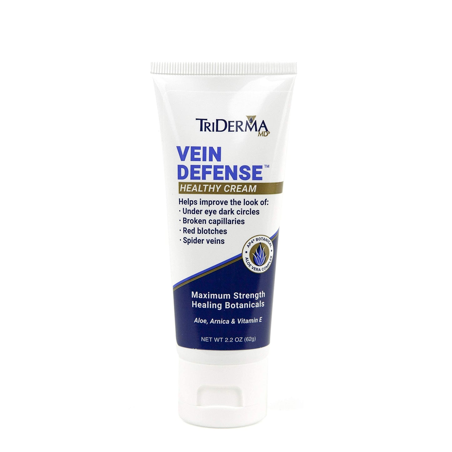 TriDerma Vein Defense Healthy Cream 2.2 Ounces Helps Improve the look of Spider Veins and Under Eye Dark Circles Beauty & Personal Care TriDerma
