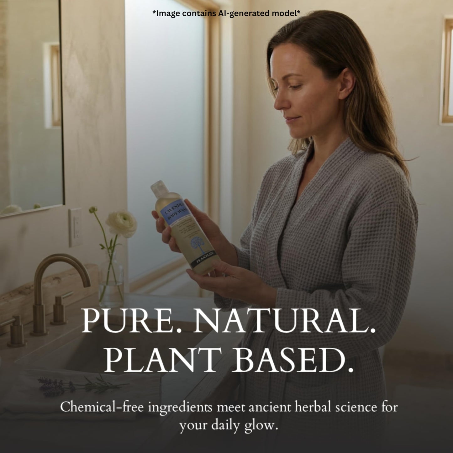 Plantlife Lavender Body Wash - GMO and Gluten Free Gentle and Moisturizing Body Wash That Contains Only Ingredients Straight from Nature Beauty & Personal Care Plantlife