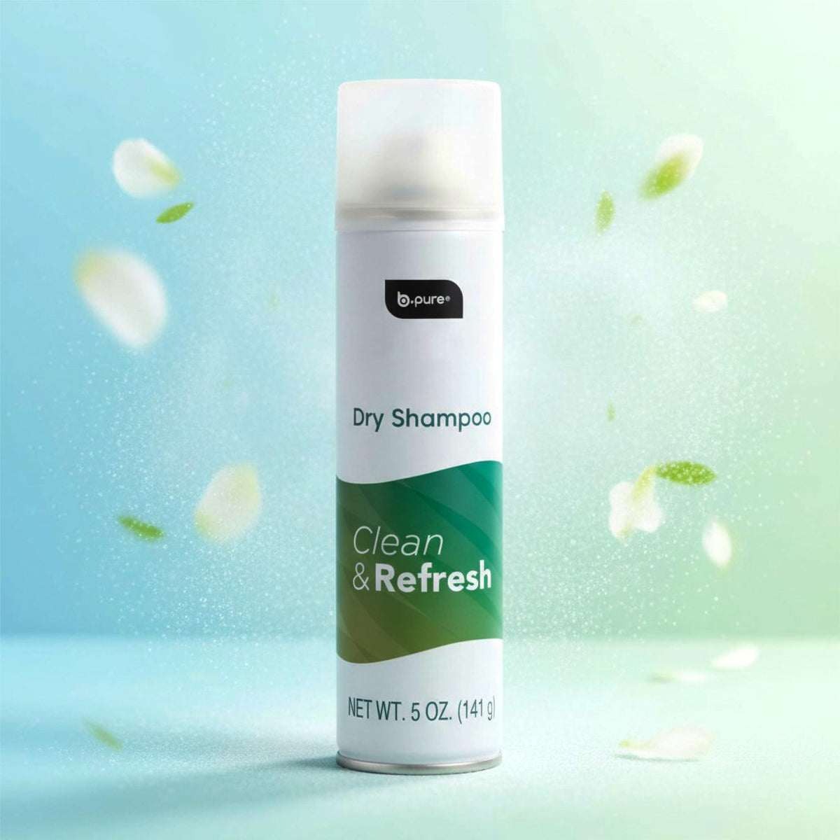 b.pure Dry Shampoo, Clean and Refresh, Absorbs Oil to Clean Hair Without Washing, 5 oz, 4-Pack