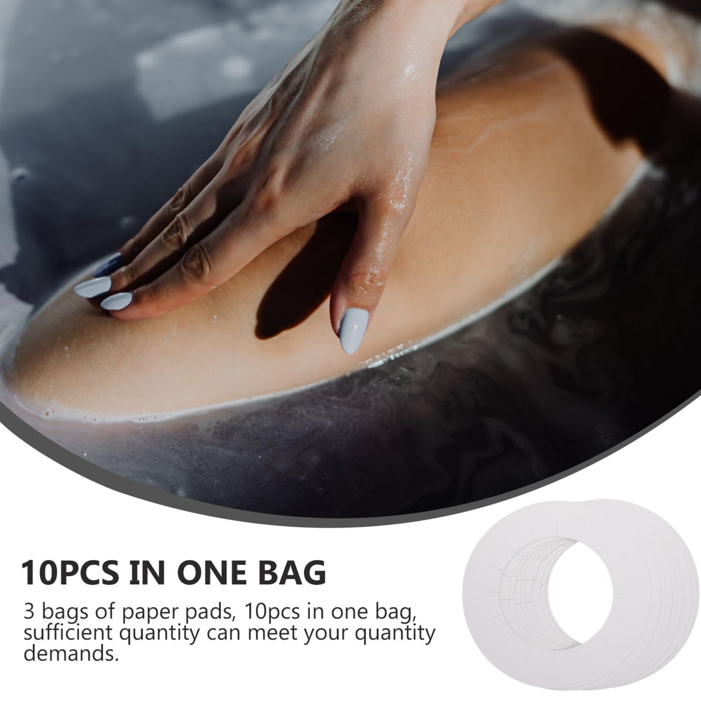 balacoo Waxing Machine Paper Pads 3 Bags 30pcs Pads for Hair Removal Soft Wax Accessories Beauty and Personal Care balacoo