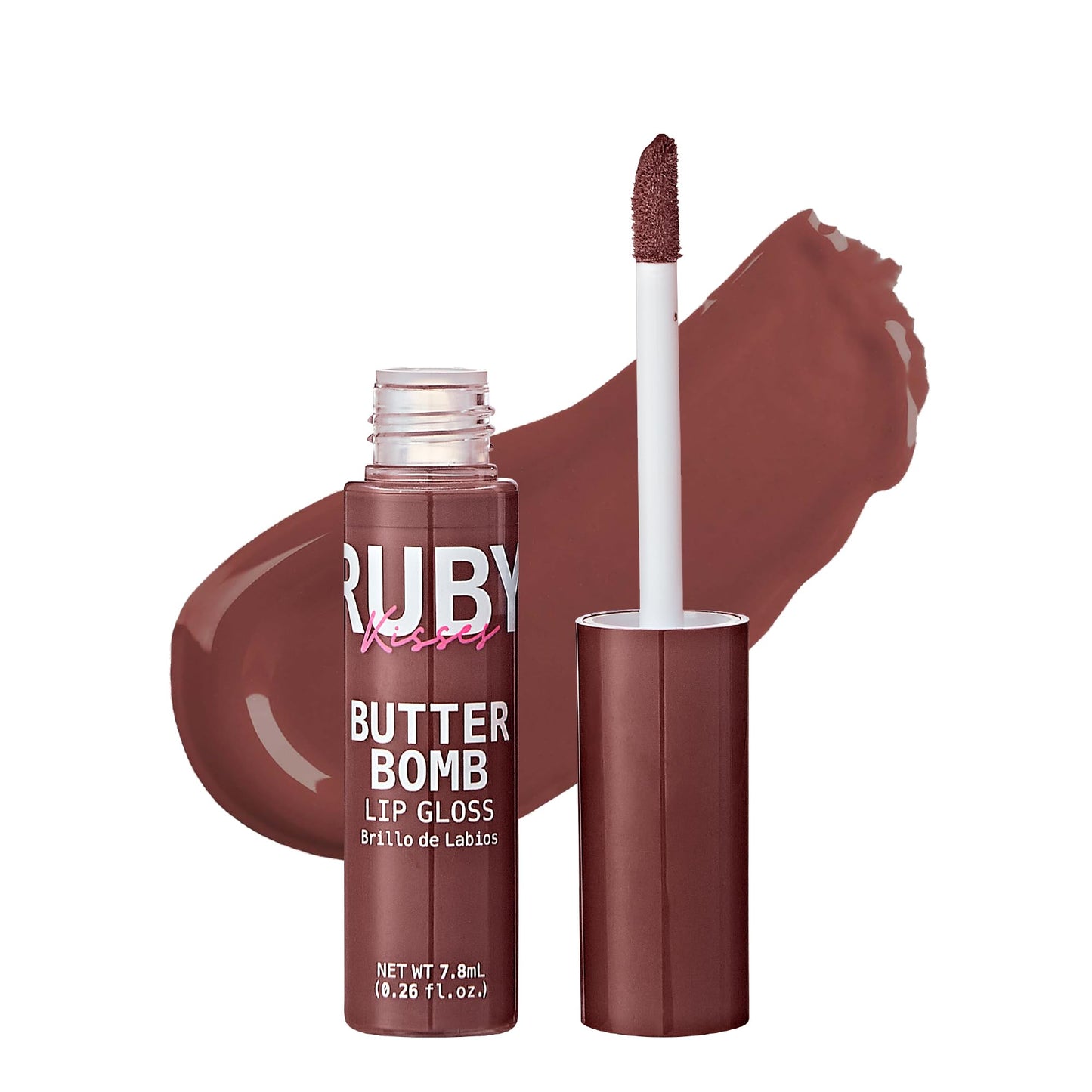 Ruby Kisses Butter Bomb Lip Gloss, High-Shine Non-Sticky Hydrating Plumping Beauty & Personal Care Ruby Kisses