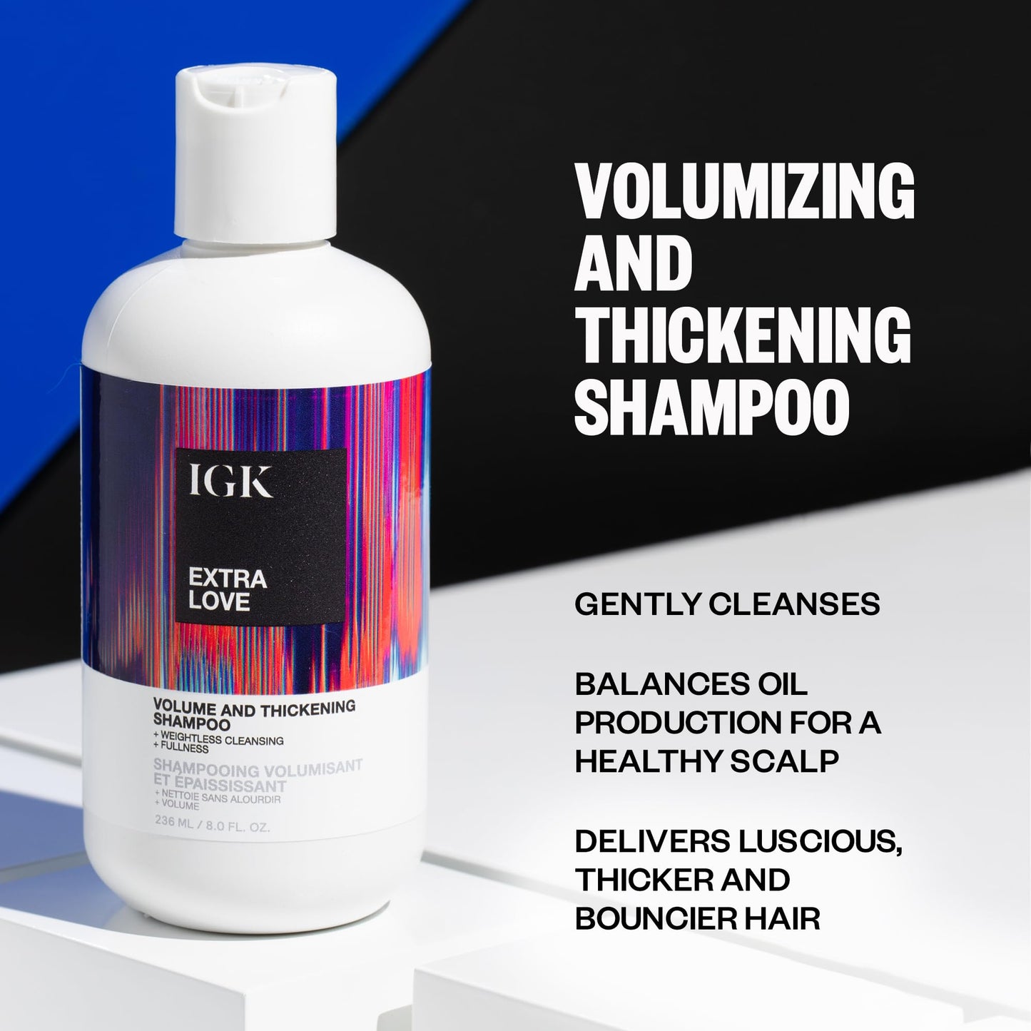 IGK Extra Love Volume and Thickening Shampoo 236 ml / 8 oz Beauty & Personal Care IGK