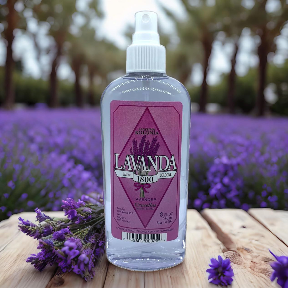 Crusellas Legitima Kolonia 1800 Lavender (Lavanda) Pump Spray Cologne 8 Fl. Oz. Beauty & Personal Care Crusellas