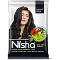 Nisha Henna Based Color Dye For Hair (0.3 Ounce (Pack of 6), Natural Black) Beauty & Personal Care Nisha