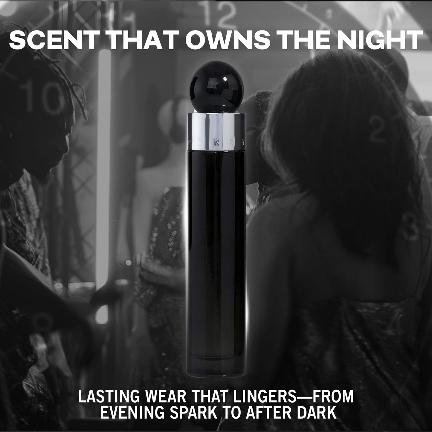 Perry Ellis 360° Black Eau De Toilette Spray for Men - Mens Cologne, Long Lasting Perfume, EDT, Fragrance with Notes of Ginger, Cardamom & Tobacco Beauty & Personal Care Perry Ellis