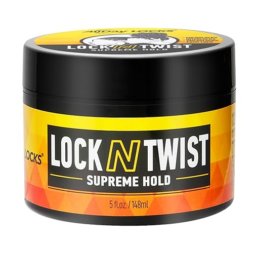 AllDay Locks Lock N Twist (5 oz) | Supreme Hold, No Frizz or Flaking | Hydrating, Nourishing Locking Gel | Grape & Avocado-Infused | Lock & Twist Beauty & Personal Care AllDay Locks