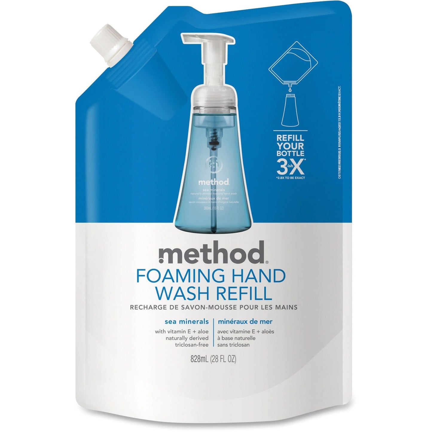 Method Foaming Hand Soap Refill, Sea Minerals, 28 Fl Oz (Pack of 1) Beauty & Personal Care Method