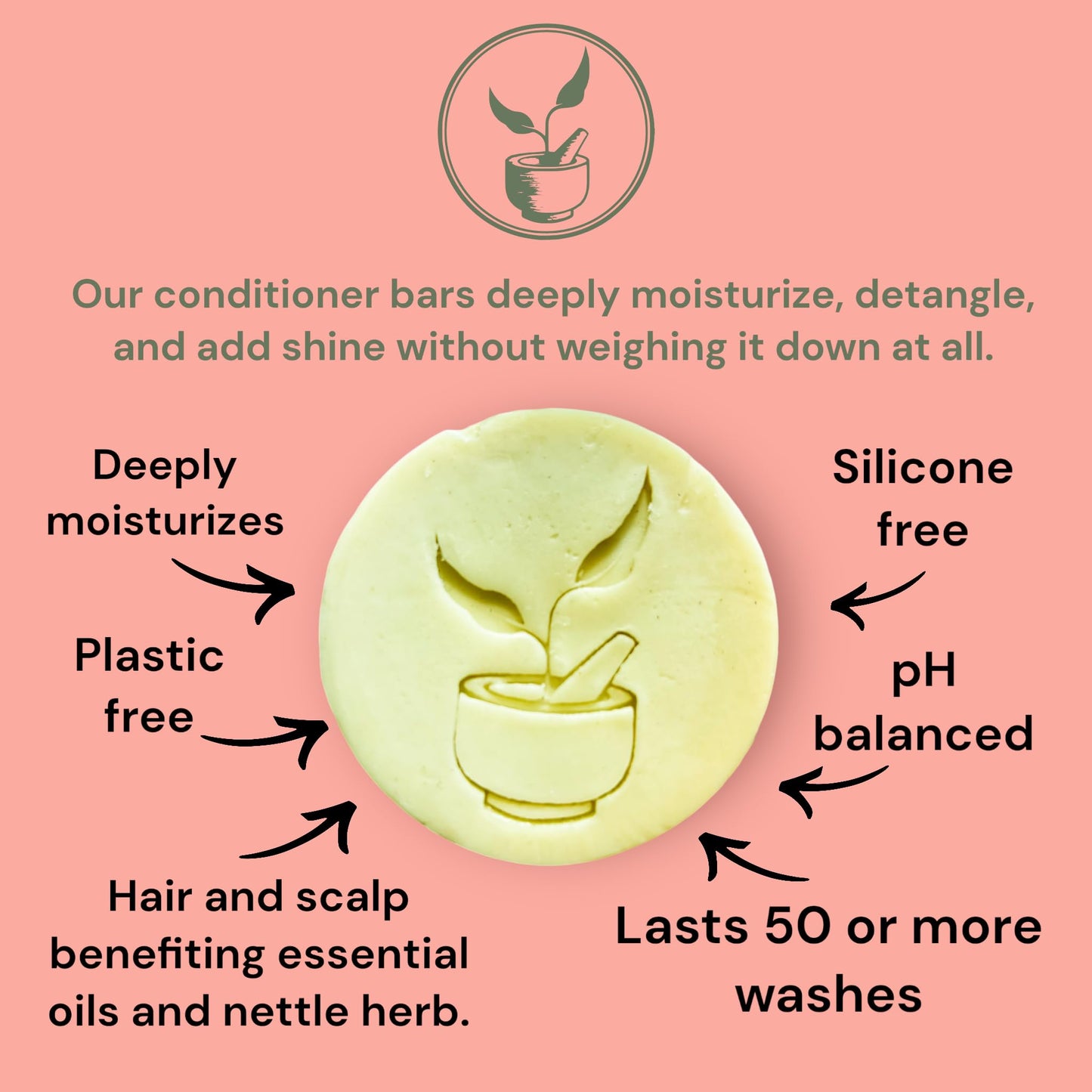 Lucky Locks | Pick Your Scent | Natural Shampoo & Conditioner Bar Set | Zero Waste Hair Care | Sulfate Free (Mystic Lagoon) Beauty & Personal Care Hammond Herbs