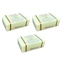 Grecian Goats Milk & Olive Oil Soap Bar 3-pack Island Citrus Scent: Handmade, All-Natural, Soap for Dry & Sensitive Skin, Anti-Aging, pH-Balanced Beauty & Personal Care The Grecian Soap Company