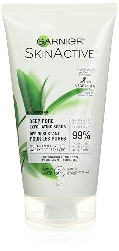 Garnier SkinActive Exfoliating Face Scrub with Green Tea, Oily Skin, 5 fl. oz. Beauty & Personal Care Garnier