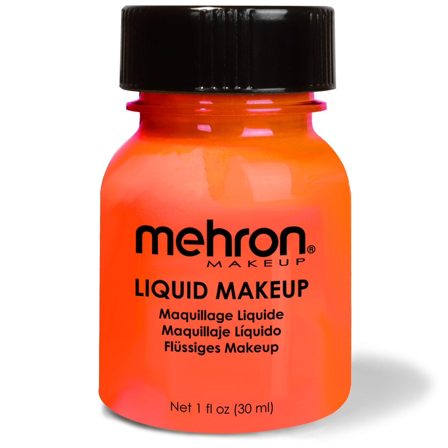 Mehron Makeup Liquid Makeup | Face Paint and Body Paint Perfect for Halloween, Cosplay I Air Brush Compatible Body Paint (1 oz) (Glow Orange) Beauty & Personal Care Mehron