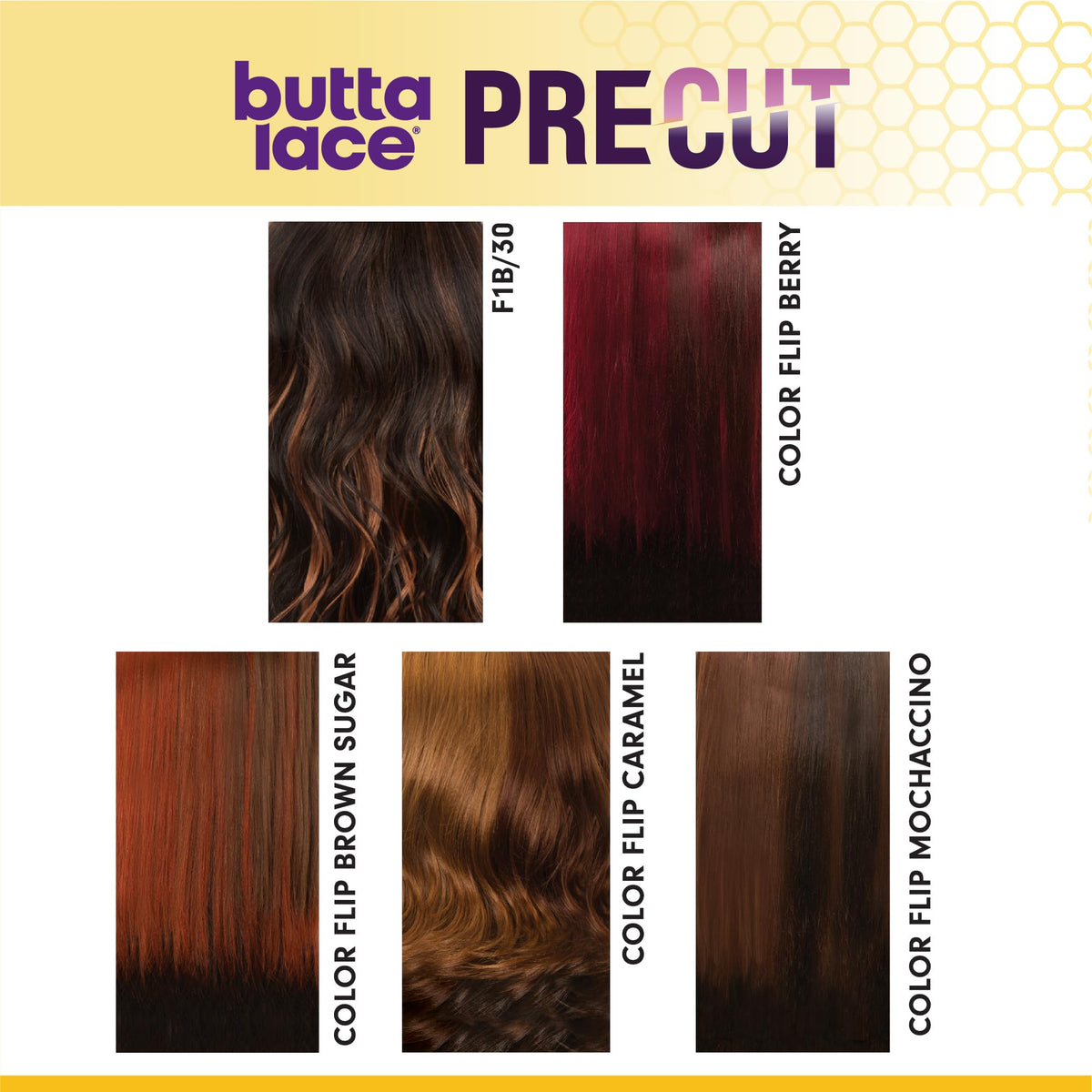 Sensationnel Butta Lace Precut Wig-Unit 20, COLORFLIPCARAMEL
