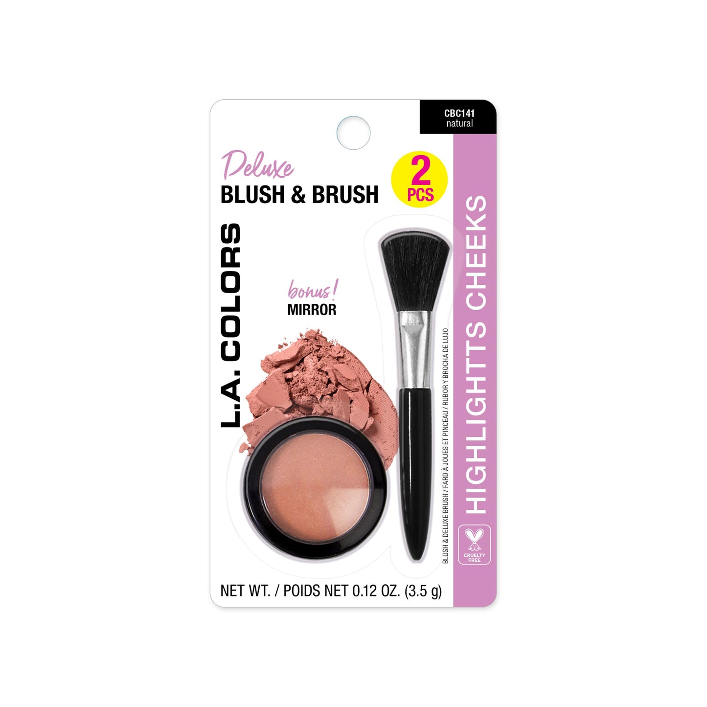 L.A. COLORS Blush Value Pack, Natural (Carded) CBC141A Beauty & Personal Care L.A. COLORS