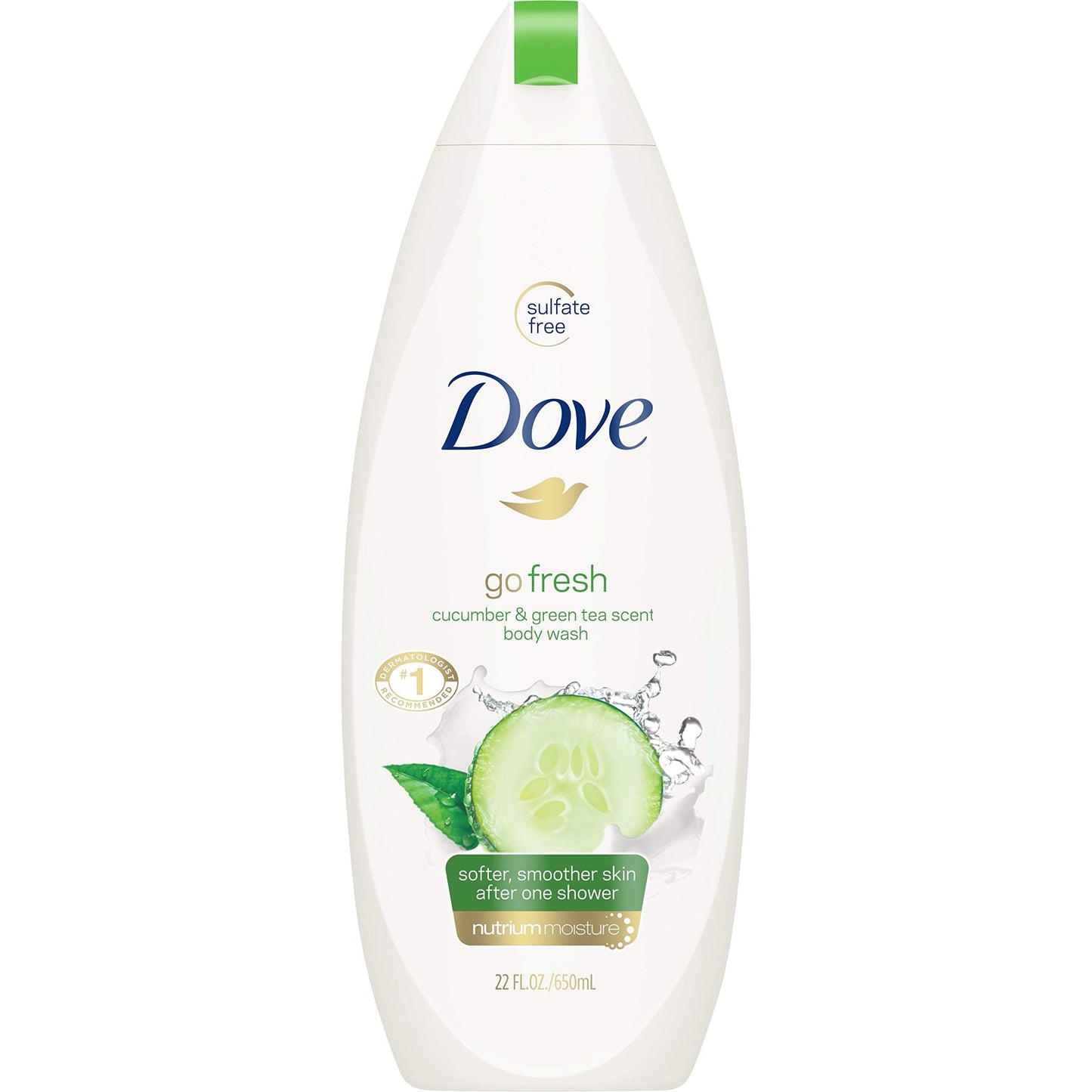 Dove Go Fresh Cool Moisture Body Wash with NutriumMoisture Cucumber & Green Tea Scent 22 FlOz / 650 ml Beauty & Personal Care Dove