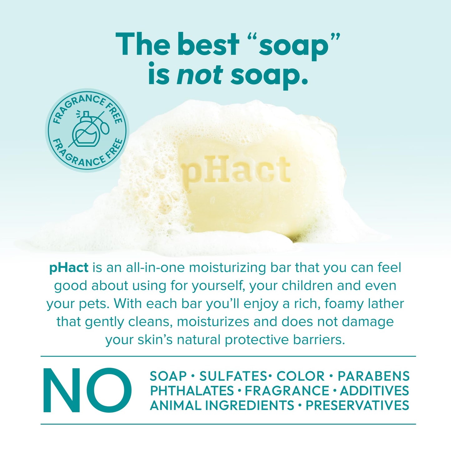 ANDREW LESSMAN pHact Moisture-Rich, Soap-Free Cleansing Bar. Natural Skin pH. Fragrance-Free. All Skin Types - Even Sensitive Skin. Hypoallergenic Beauty & Personal Care ANDREW LESSMAN