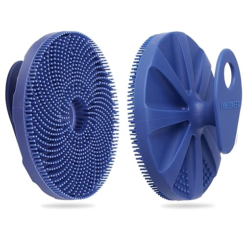 INNERNEED® More Hygienic Silicone Body Scrubber Exfoliating & Massaging Shower Brush, Bathing Tool, for All Skin Types, Lathers Well, Longer Service Beauty & Personal Care INNERNEED