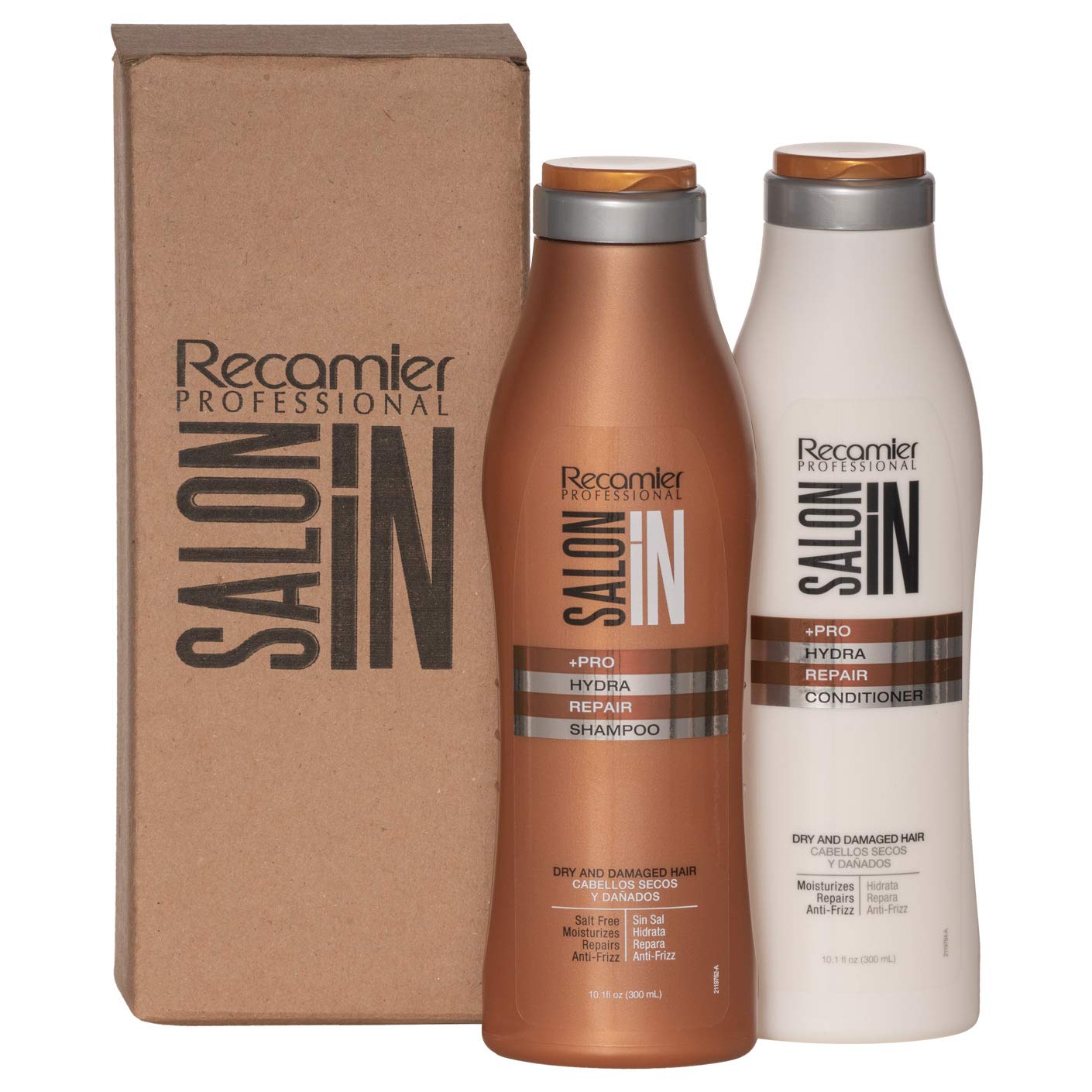 Recamier Saloon In Hydra Repair Shampoo & Conditioner Set Dry And Damaged Hair | SalonIn Cabello Secos Y Dañados Hidrata Nutre Y Repara Beauty & Personal Care SALOON IN