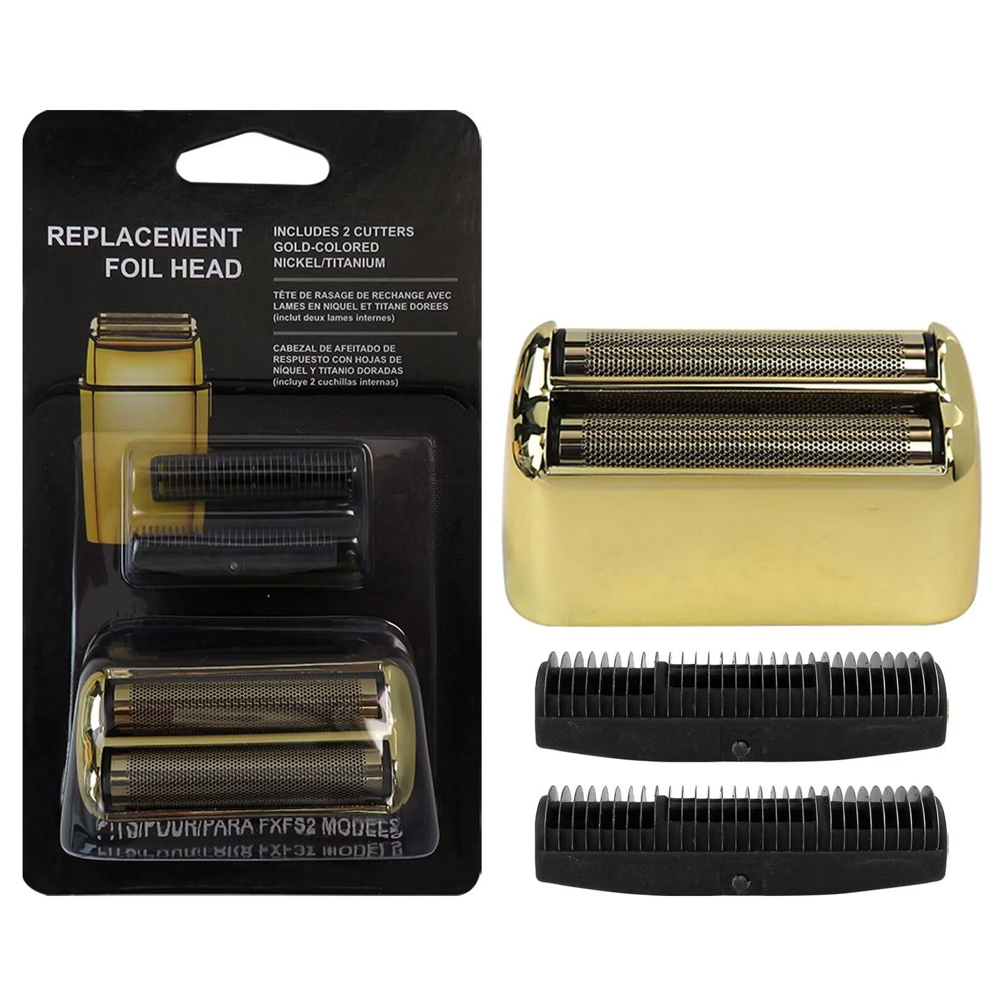 2024 New Upgraded Replacement Foil Double Foil Head for BaBylis Pro FX Gold Shaver #FXRF2G Beauty and Personal Care USonline911