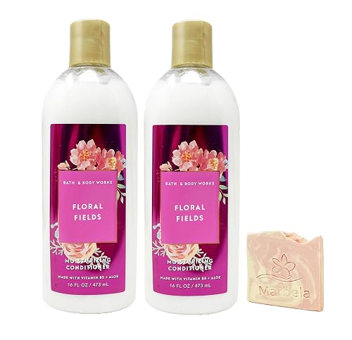 Bath & Body Works Floral Field - 2 Pack Moisturizing Conditioner with a Himalayan Salts Springs Sample Soap Beauty & Personal Care Bath & Body Works