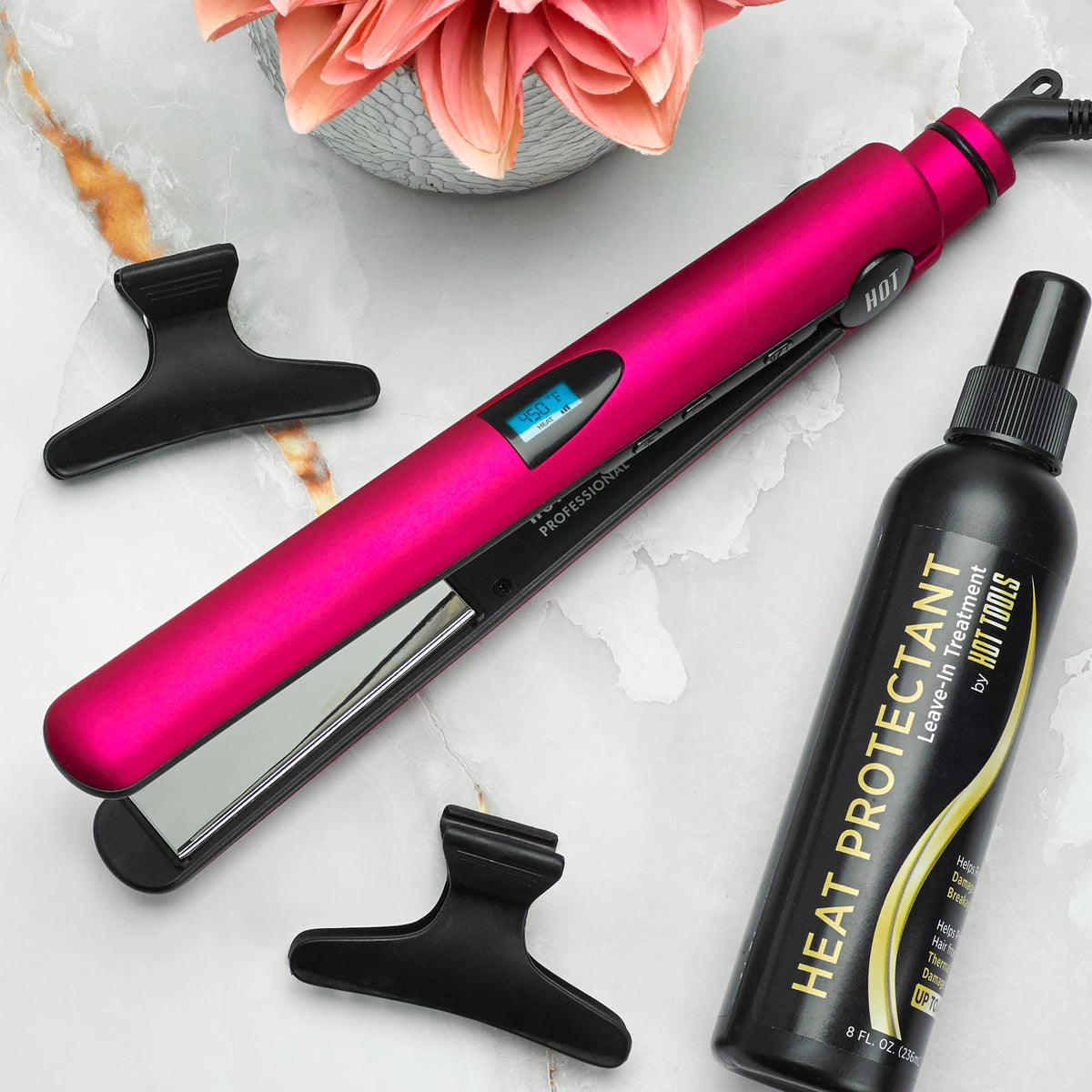 Hot Tools Pro Artist Titanium Digital 1" Flat Iron