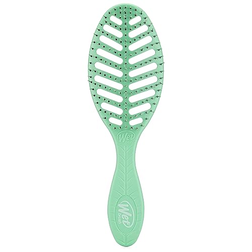Wet Brush Go Green Speed Dry Hair Brush, Green - Vented Design & Ultra Soft HeatFlex Bristles - Ergonomic Handle Manages Tangle & Uncontrollable Hair Beauty & Personal Care Wet Brush
