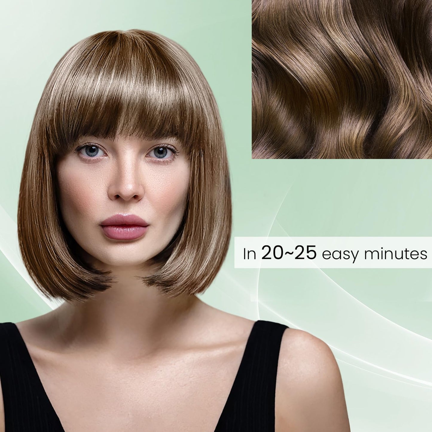 KAISASA Chestnut Brown Hair Dye Shampoo 3 in 1,Hair Color Shampoo Covers Gray Hair for Women and Men (16.9 fl.oz Chestnut Brown) Beauty and Personal Care KAISASA