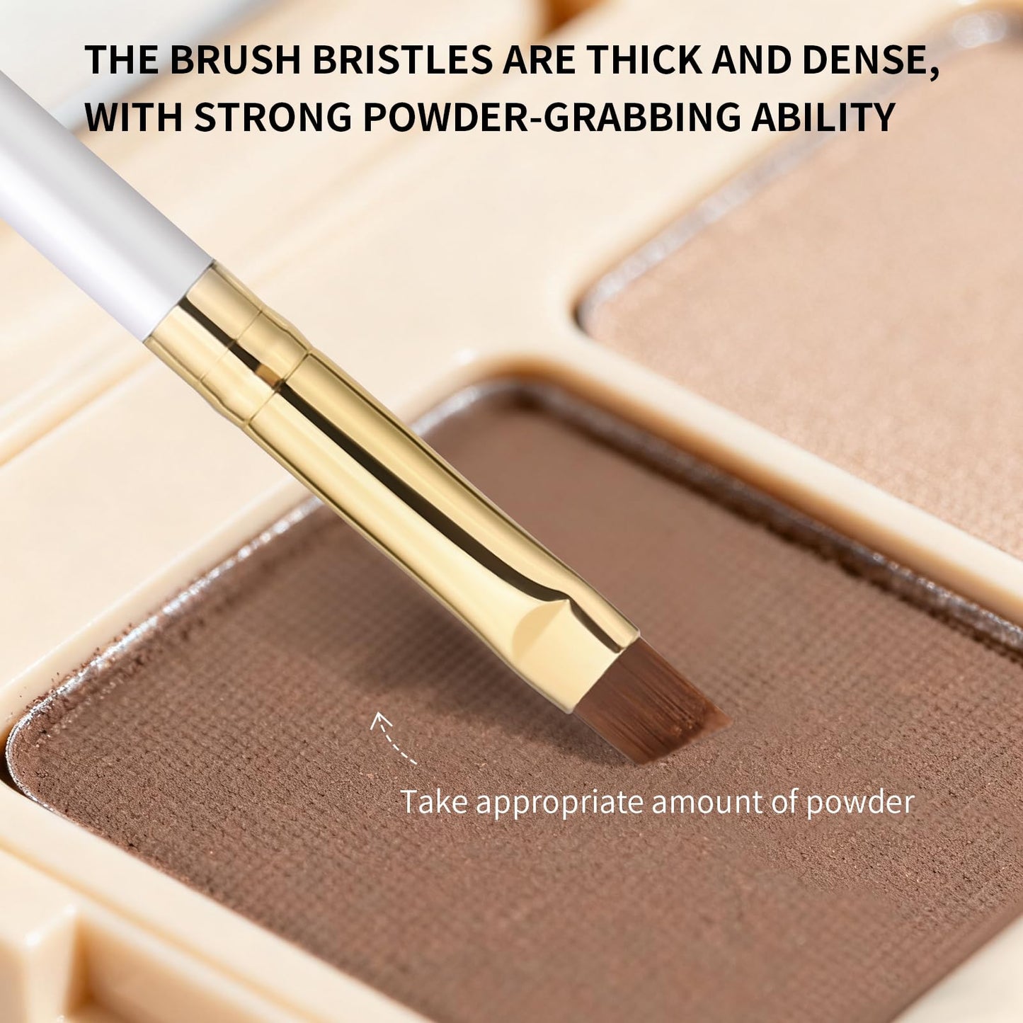 Docolor Duo Eyebrow Brush,Professional Angled Eye Brow Brush and Spoolie Brush Beauty and Personal Care docolor