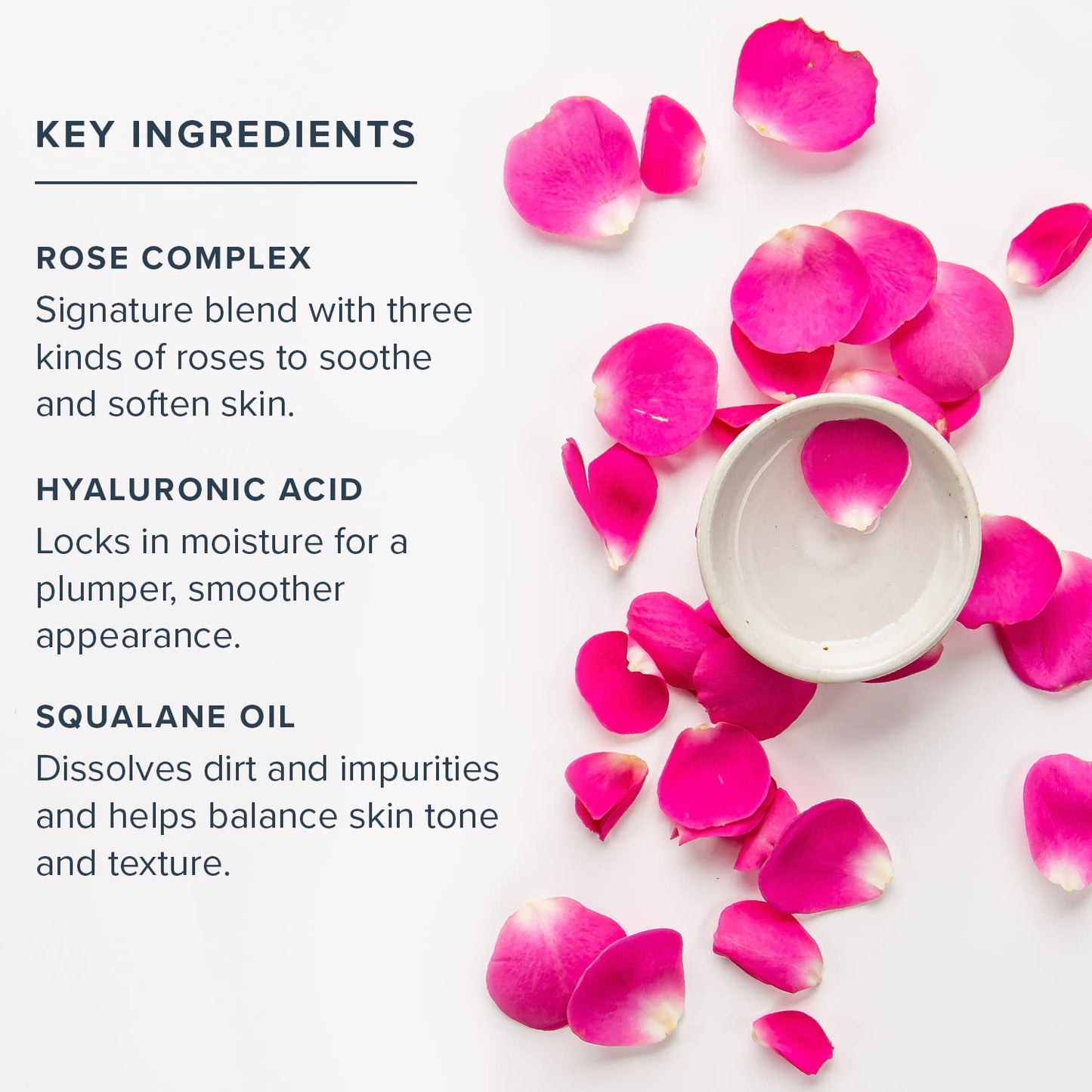 HERITAGE STORE Rosewater Facial Cleanser - Milk Face Wash Purifies and Nourishes w/Squalane, Rose Complex, Dry Skin to Combination Skin Care Beauty & Personal Care HERITAGE STORE