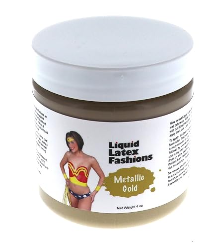 Gold liquid Latex 4oz Beauty & Personal Care Liquid Latex Fashions