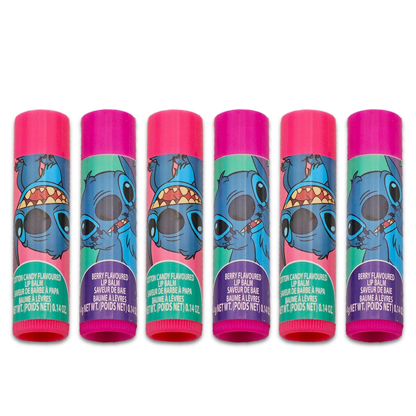 Stitch Lip Balm Tube Bundle for Girls - 6 Pack of Stitch Lip Balm in Assorted Flavors Plus Stickers, More | Stitch Party Favors Beauty & Personal Care Lilo and Stitch