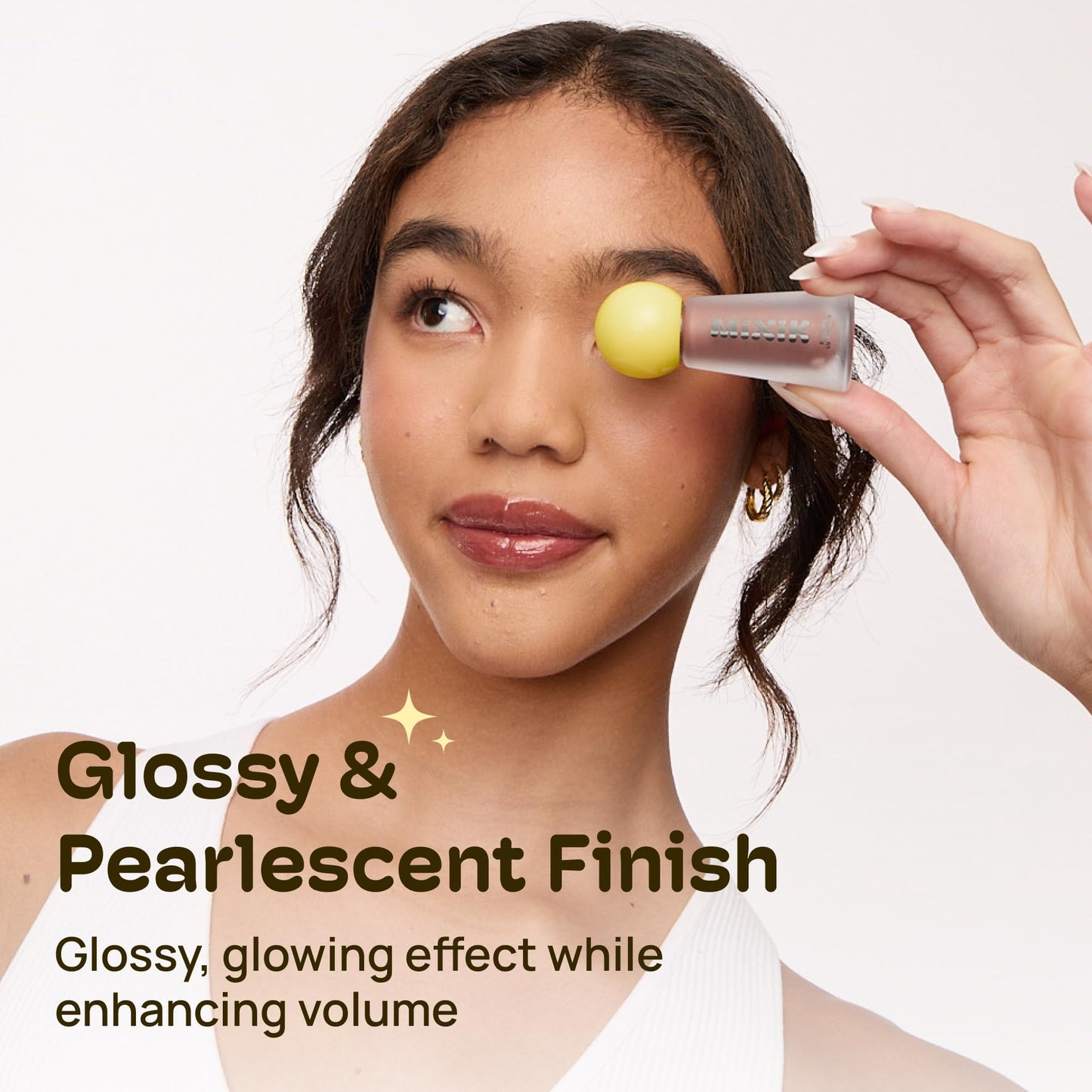 MIXIK Plumping Lip Ampoule, Hydrating Lip Gloss Plumping Ampoule made with Shea Butter & Argan Kernel Oil leaving Lips Plump, Smooth and Glossy Beauty and Personal Care MIXIK