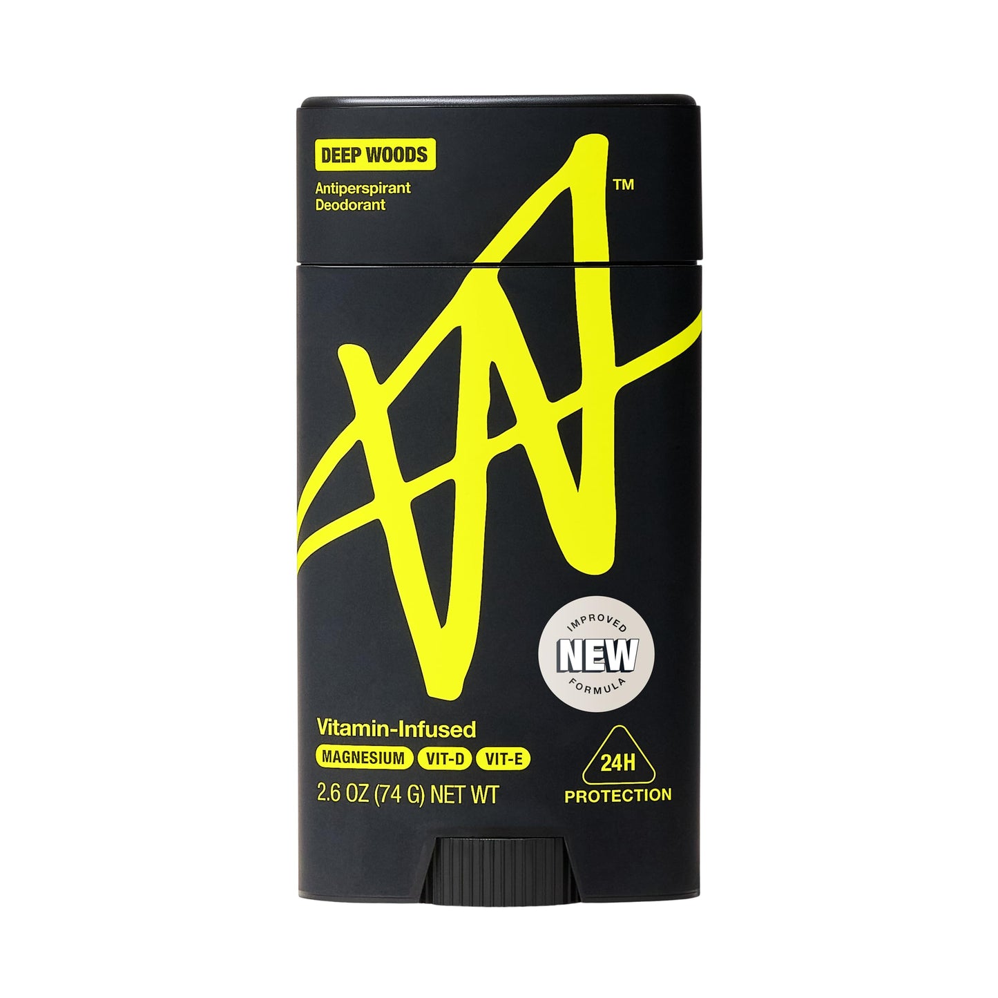 W By Jake Paul Men's Antiperspirant, 24 Hour Sweat Protection & Odor Blocking, Vitamin-Infused New Formula, Deodorant for Men, Deep Woods Scent, 2.6 Beauty and Personal Care W