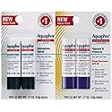 Aquaphor Lip Repair Lip Balm Set, Lip Repair Stick, 0.17 Oz (Pack of 2) + Lip Repair and Protect Stick, Lip Balm with Sunscreen SPF 30, 0.17 Oz (Pack Beauty & Personal Care Aquaphor