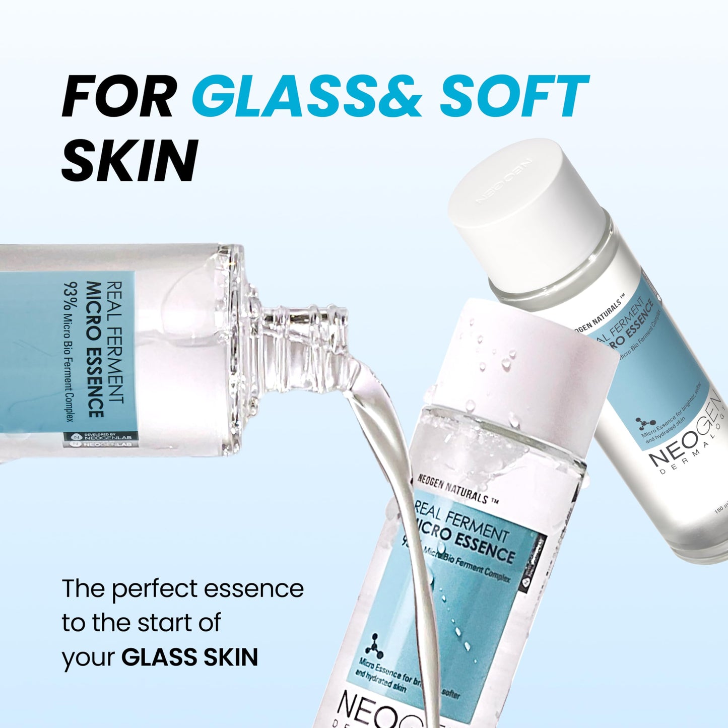 Real Ferment Micro Essence 150ml - Korean Skin Care Toner & Essence Enriched with 93% Ferments for Instantly Hydrated, Healthy Looking Skin 5.07 Fl Oz Beauty & Personal Care DERMALOGY by NEOGENLAB