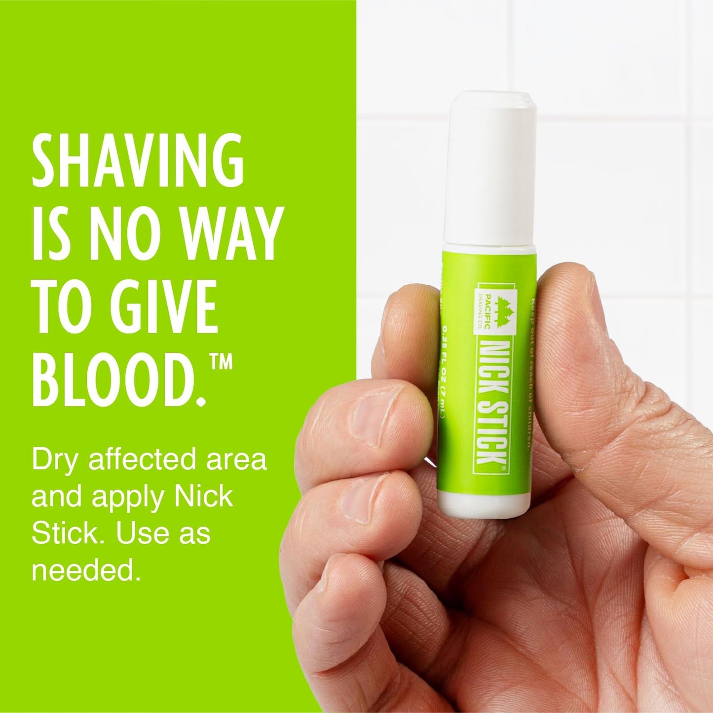 Pacific Shaving Company Nick Stick - A Shave Essential - Puts Nicks in Their Place - Liquid Roll-On Applicator, Dries Clear - With Vitamin E & Aloe Beauty and Personal Care Pacific Shaving Company