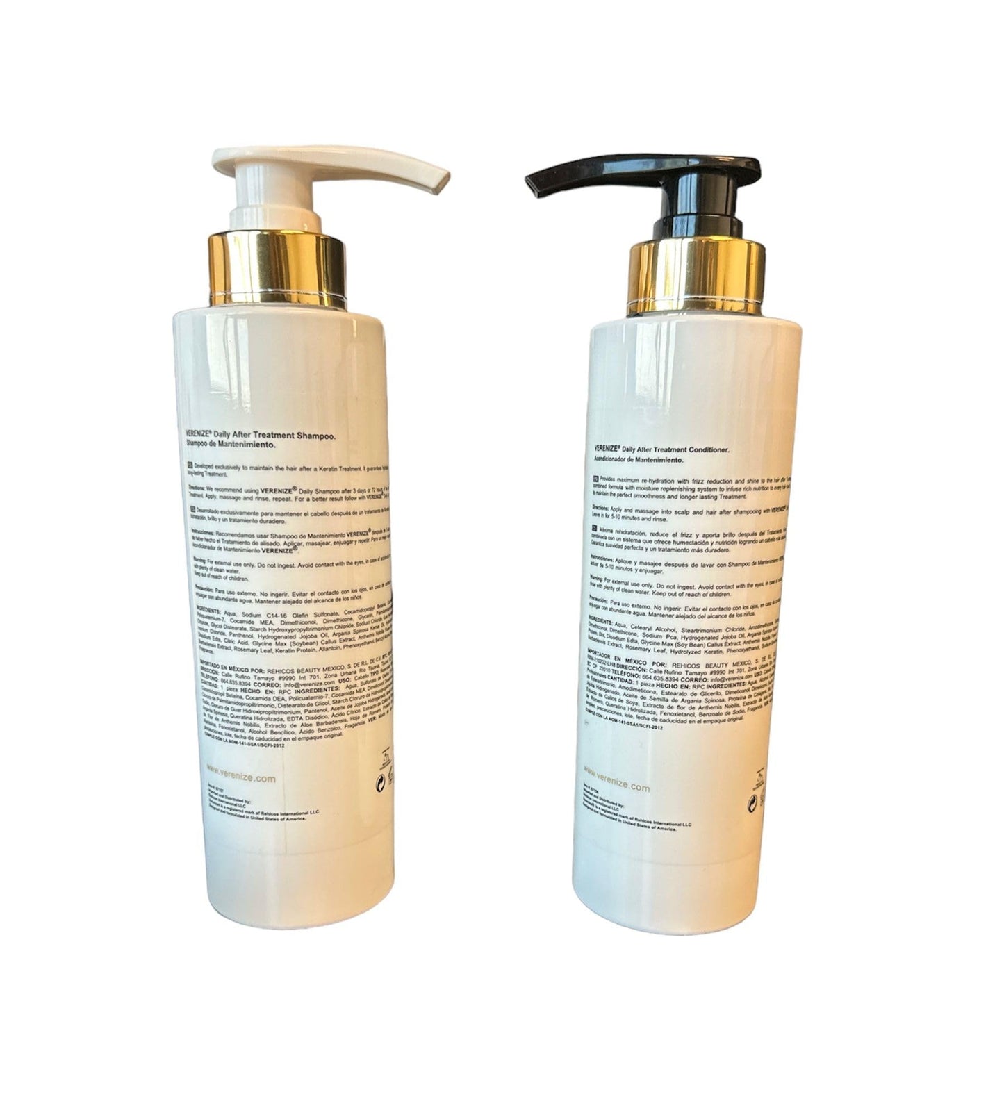 VERENIZE Sulfate free Shampoo & Conditioner (Set), 14 Fl Oz (Pack of 1), White Beauty & Personal Care VERENIZE