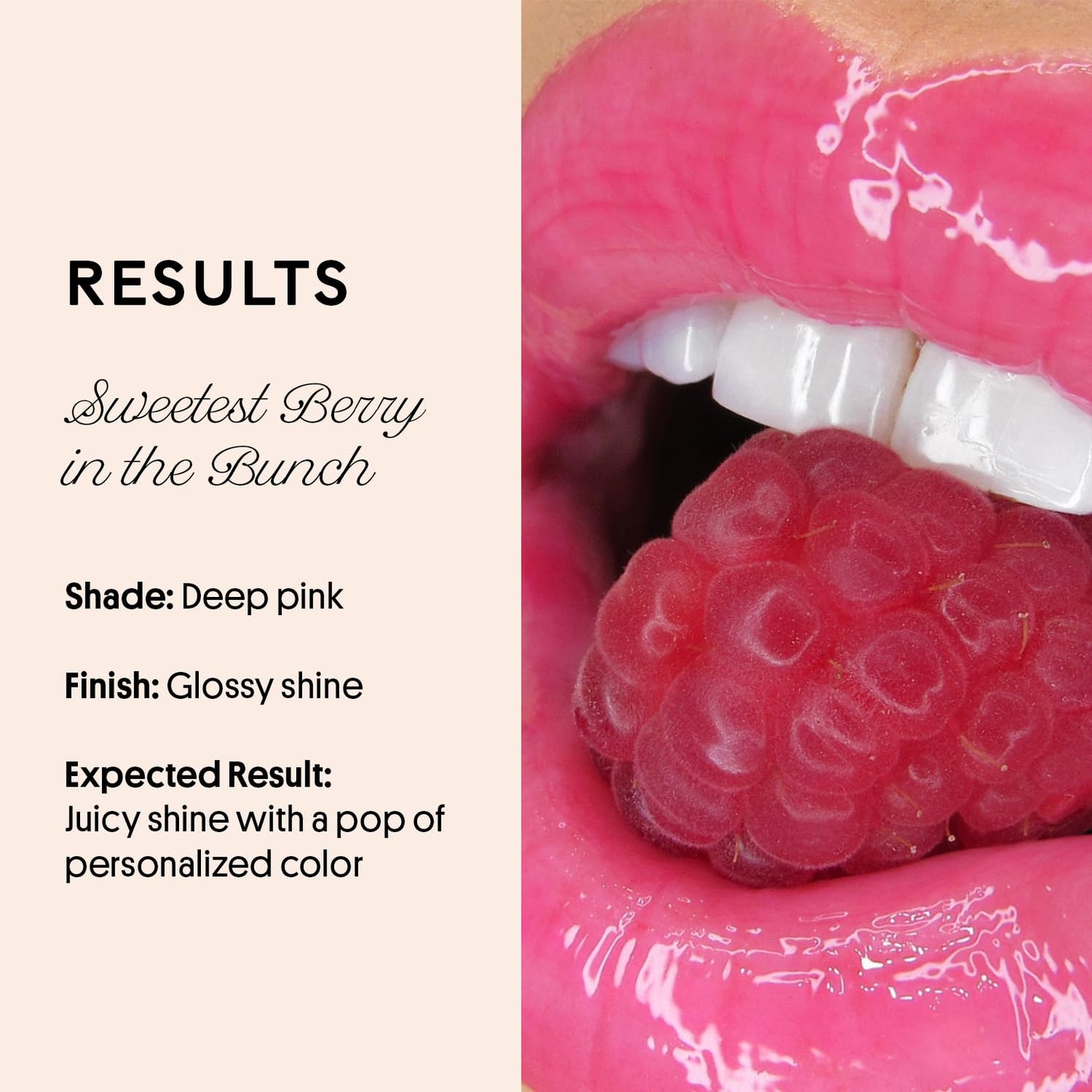 Winky Lux Raspberry Fruity Gloss pH Lip Stain, Non Sticky Lip Gloss, Tinted Lip Oil, Lip Lacquer, Yummy Fruit Lip Gloss, Jojoba Oil for Hydration & Beauty & Personal Care Winky Lux