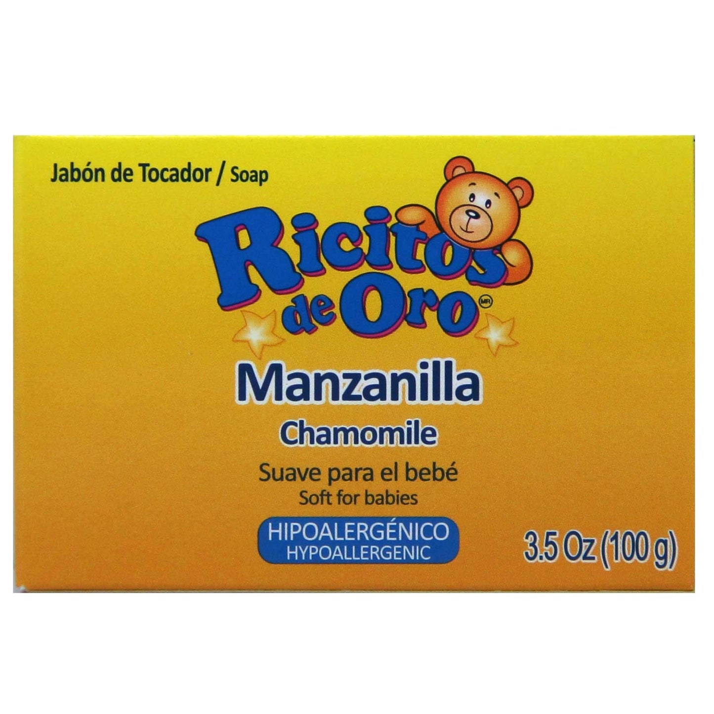 Ricitos de Oro Grisi Hypoallergenic for Babies Bar Soap 3.5 oz (Pack of 3) Beauty & Personal Care Ricitos de Oro