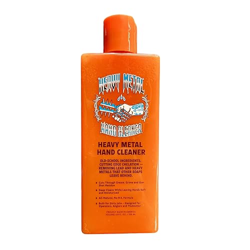 Heavy Metal Hand Cleaner: Lead & Heavy Metal Remover Hand Soap for Shooters, Mechanics & Tradesmen | Natural Chelating Formula for Gun Range Grime | Beauty & Personal Care Heavy Metal Hand Cleaner