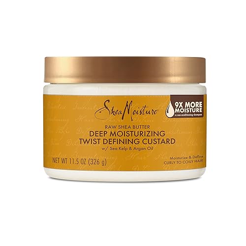 SheaMoisture Raw Shea Butter Deep Moisturizing Twist Defining Custard To Moisturize and Define Your Curls 11.5 oz Beauty & Personal Care SheaMoisture