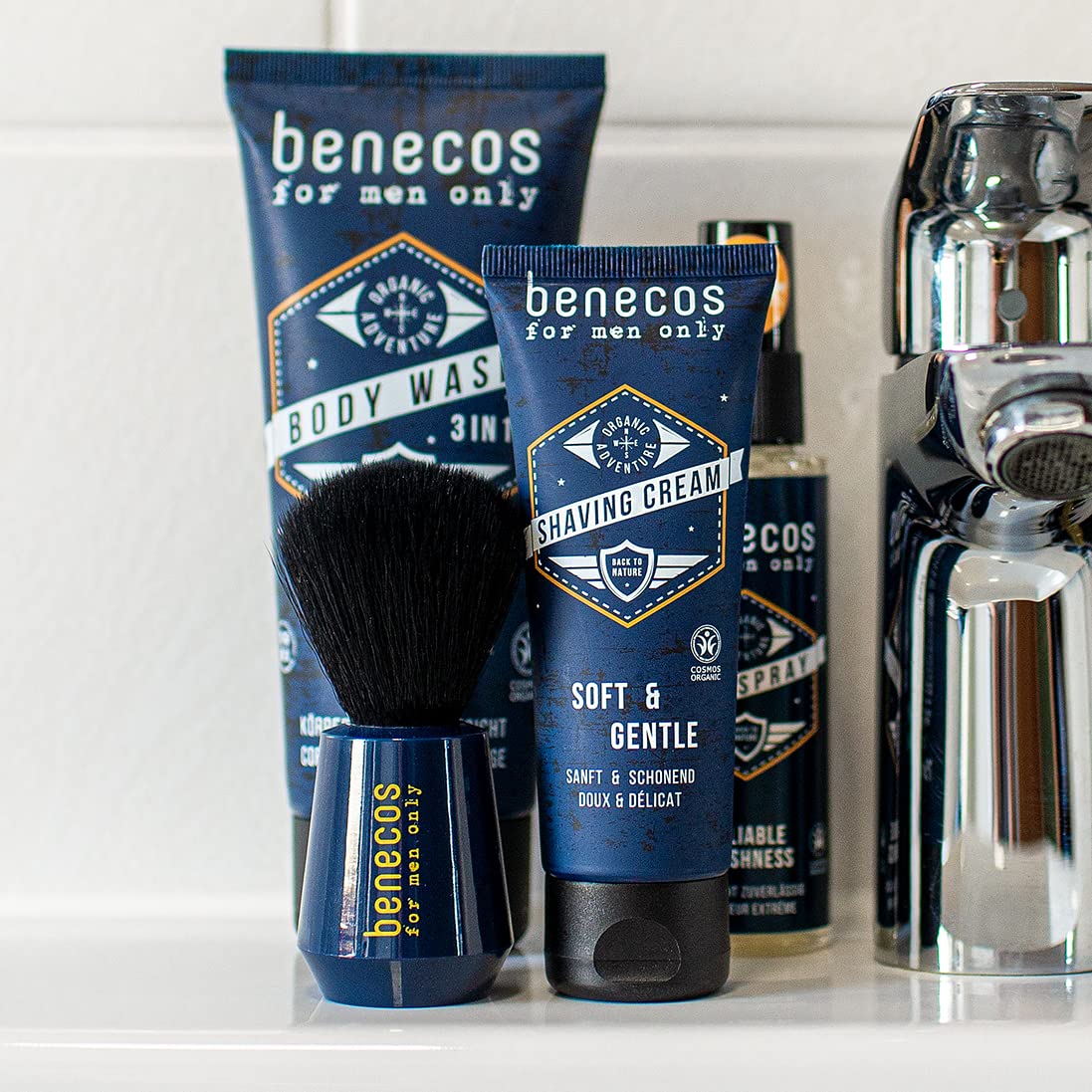 Benecos For Men Only Vegan Shaving Cream Beauty and Personal Care benecos
