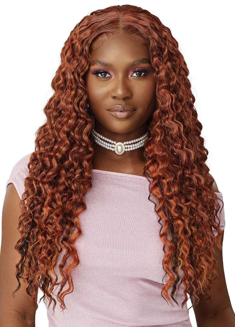 Outre Lace Front Wig - Perfect Hair Line 13X4 - Swoop Series - Swoop 3 (SWEDISH BLONDE)