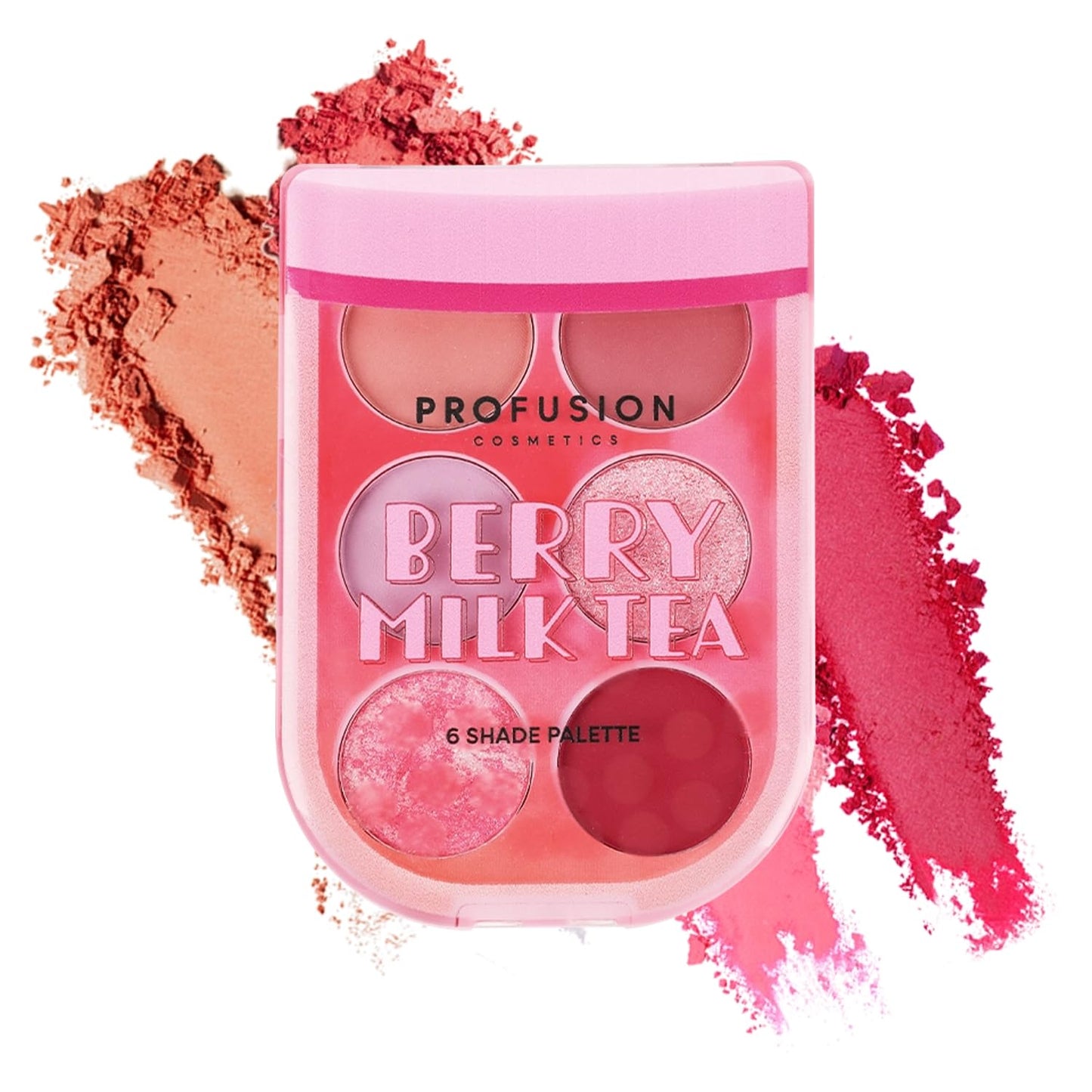Profusion Cosmetics Milk Tea Eyeshadow Palette - 6 Highly Pigmented & Blendable Shades with Matte & Shimmer Finishes for Neutral & Smoky Looks Beauty & Personal Care Profusion Cosmetics