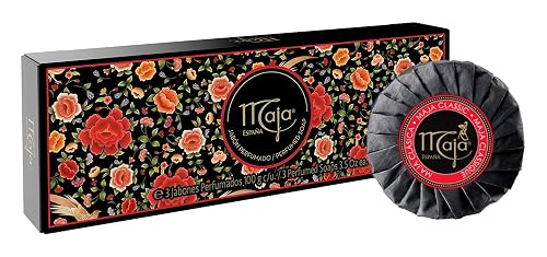 Maja Classic Luxury Perfumed Bar Soap. Moisturizes your Skin with Glycerin. Delicious and Distinctive Scent. 3 Soaps. 3.5 Oz / 100 g Beauty & Personal Care Maja