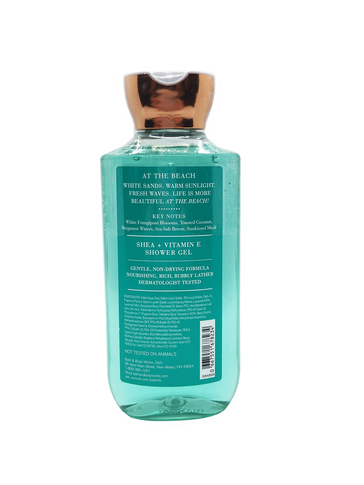 Bath & Body Works Shower Gel Wash 8 Ounce At The Beach Beauty & Personal Care Bath & Body Works