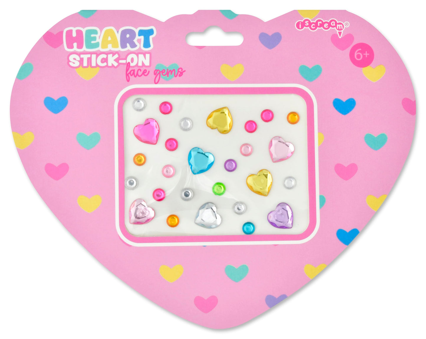 iscream Happy Heart 27 Piece Face and Body Gem Sticker Set Beauty & Personal Care iscream